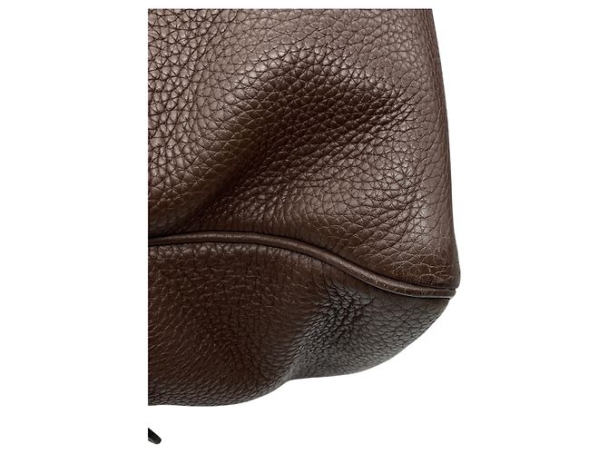 Borsa a mano Victoria in pelle Clémence marrone 2007 di Hermès - vista 15