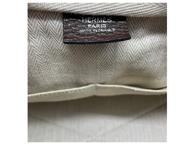 Borsa a mano Victoria in pelle Clémence marrone 2007 di Hermès - vista 7