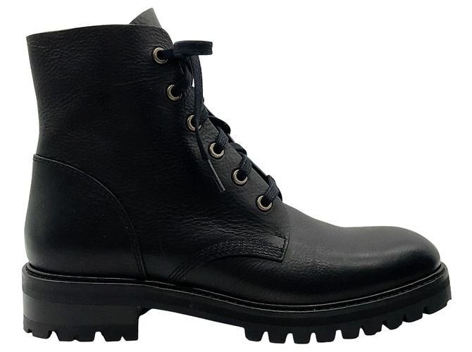 Botas de combate Storm de cuero negro Pedro Garcia - vista 2