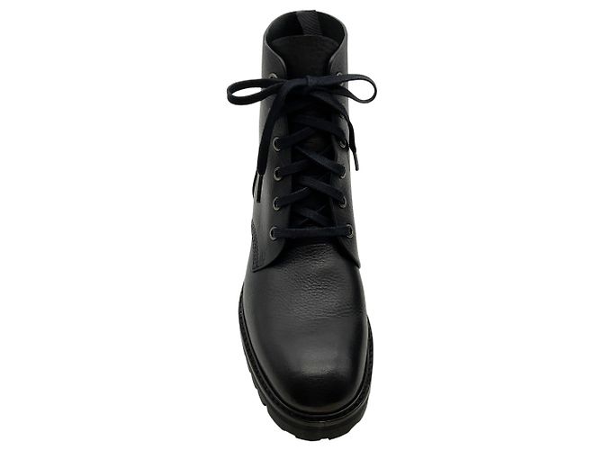 Botas de combate Storm de cuero negro Pedro Garcia - vista 4