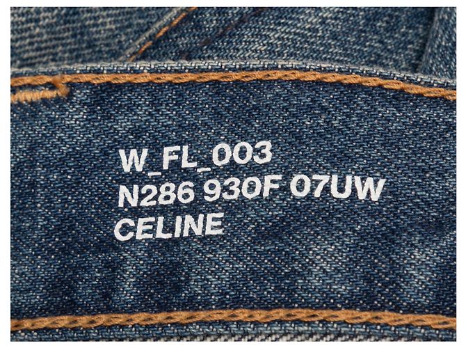 Céline Vaqueros Celine con adornos metálicos, lavado medio, talla US 29 Dorado - vista 4
