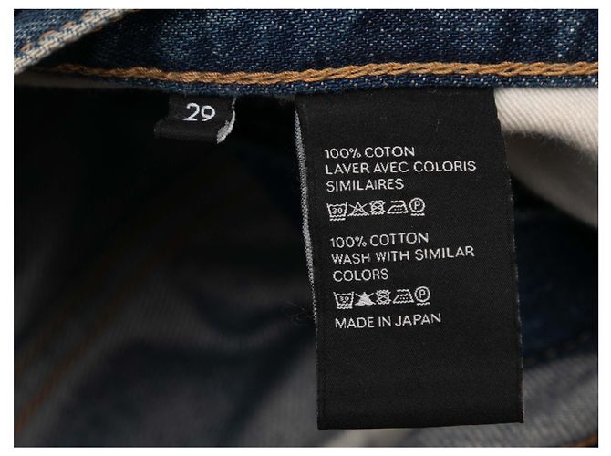 Céline Vaqueros Celine con adornos metálicos, lavado medio, talla US 29 Dorado - vista 5