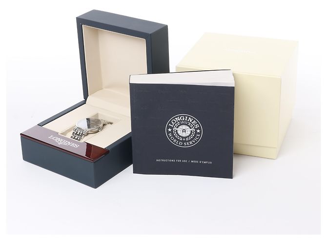 Orologio Longines Elegant L4.810.4 44546292 SS AT Quadrante Grigio - vista 14