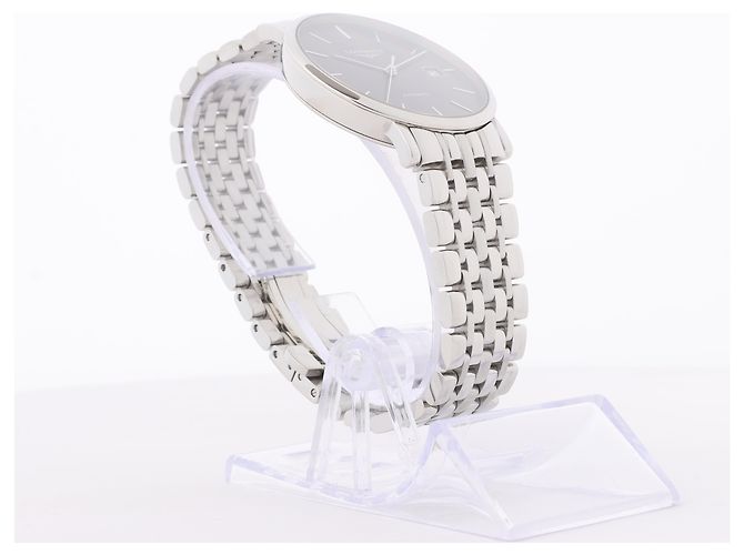 Orologio Longines Elegant L4.810.4 44546292 SS AT Quadrante Grigio - vista 3