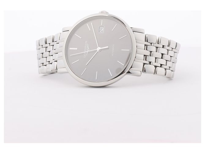 Orologio Longines Elegant L4.810.4 44546292 SS AT Quadrante Grigio - vista 4