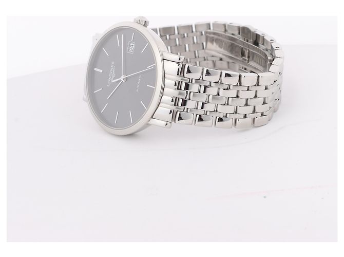 Orologio Longines Elegant L4.810.4 44546292 SS AT Quadrante Grigio - vista 5