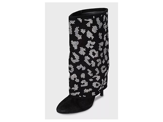Autre Marque Stivaletti in camoscio decorati Giuseppe Zanotti x Balmain 39 Usato - vista 3