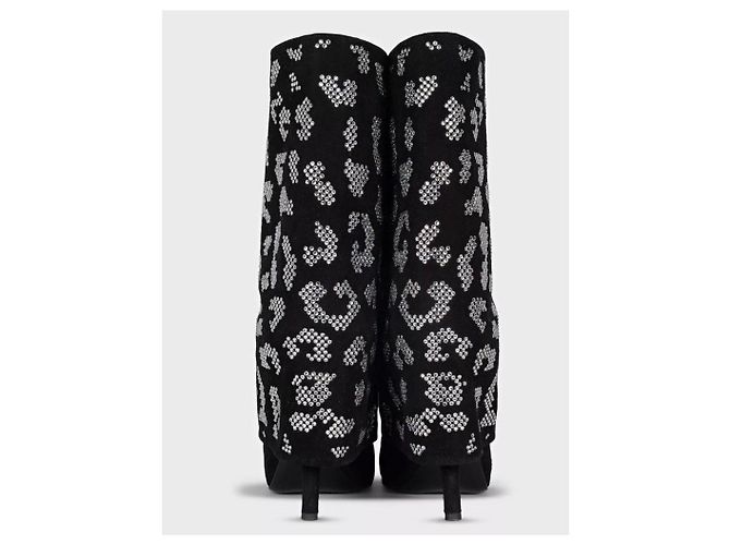 Autre Marque Stivaletti in camoscio decorati Giuseppe Zanotti x Balmain 39 Usato - vista 4
