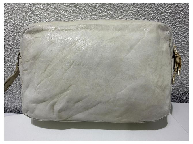 Saint Laurent Lou Camera Bag White Beige Creme Crossbody Leather Weiß - Ansicht 3