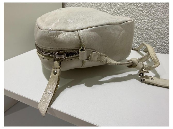 Saint Laurent Lou Camera Bag White Beige Creme Crossbody Leather Weiß - Ansicht 5