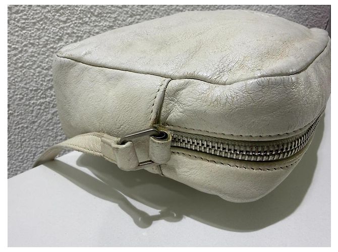 Saint Laurent Lou Camera Bag White Beige Creme Crossbody Leather Weiß - Ansicht 6