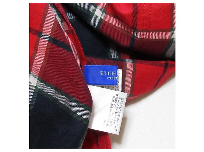 Autre Marque Camicia a maniche lunghe Blue Label Crestbridge Check Rosso - vista 10