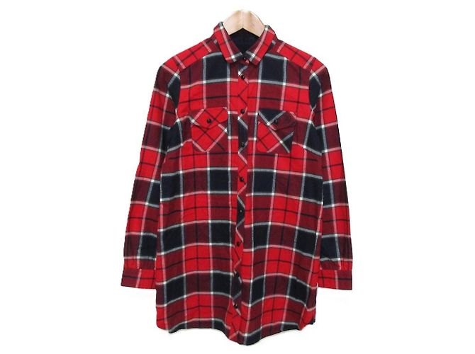 Autre Marque Camicia a maniche lunghe Blue Label Crestbridge Check Rosso - vista 5