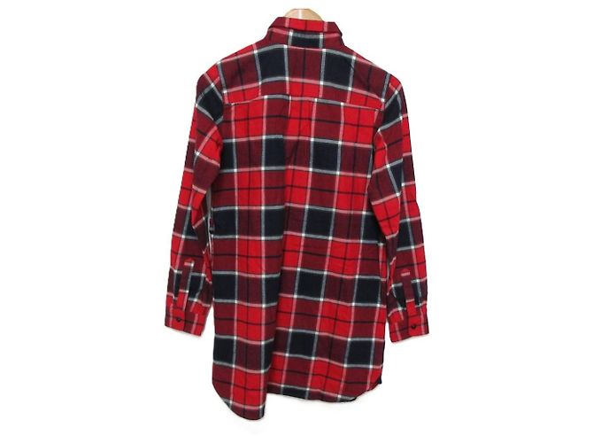 Autre Marque Camicia a maniche lunghe Blue Label Crestbridge Check Rosso - vista 6