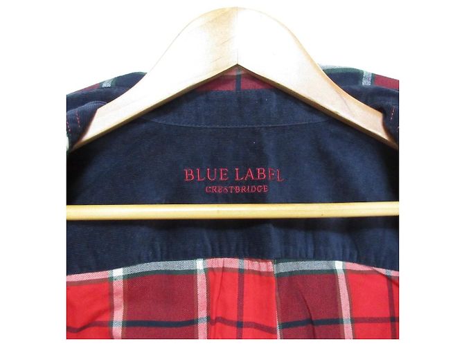 Autre Marque Camicia a maniche lunghe Blue Label Crestbridge Check Rosso - vista 9