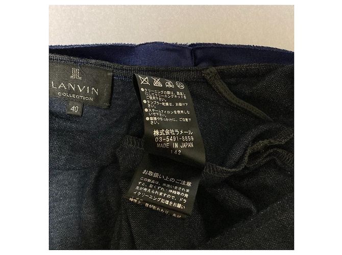 Lanvin Collection Strickcardigan mit Satin-Rüschen Braun - Ansicht 5