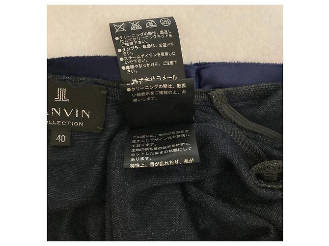 Lanvin Collection Strickcardigan mit Satin-Rüschen Braun - Ansicht 6