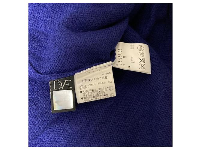 Autre Marque DF STUDIO Strick-Poncho Pullover Blau - Ansicht 5