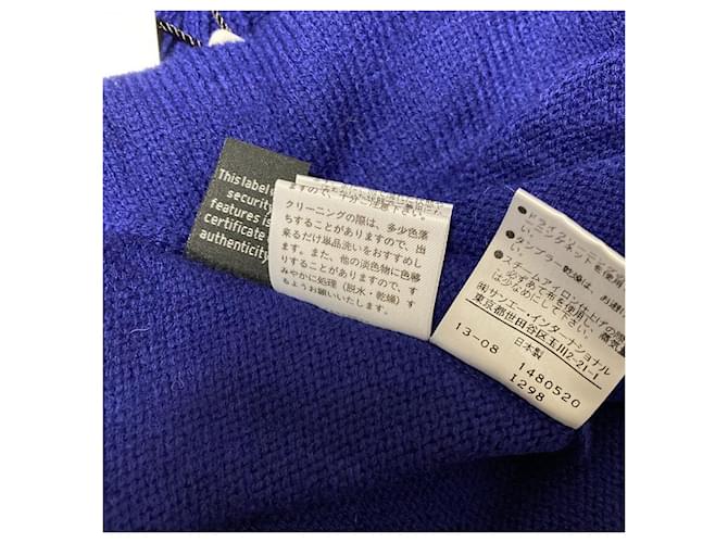Autre Marque DF STUDIO Strick-Poncho Pullover Blau - Ansicht 7