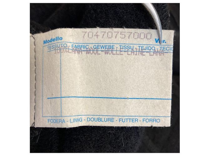 Autre Marque Chaqueta de lana i BLUES Negro - vista 7