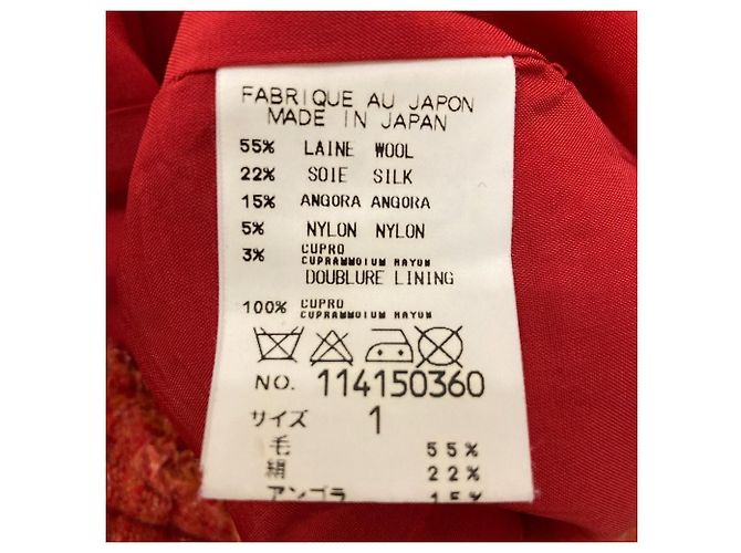 Autre Marque Conjunto de tweed KEITA MARUYAMA Roja - vista 12