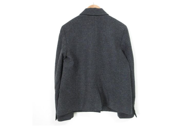 Chaqueta theory luxe BRITISH HERRINGBONE BLAIRE Castaño Gris antracita - vista 2