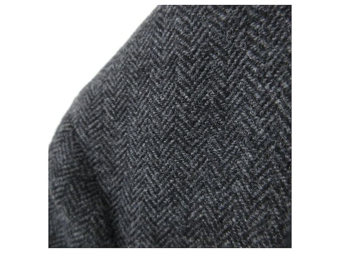 Chaqueta theory luxe BRITISH HERRINGBONE BLAIRE Castaño Gris antracita - vista 3