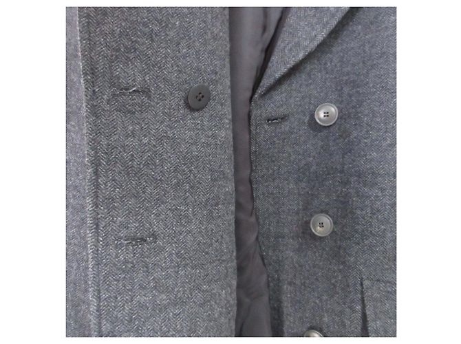 Chaqueta theory luxe BRITISH HERRINGBONE BLAIRE Castaño Gris antracita - vista 5