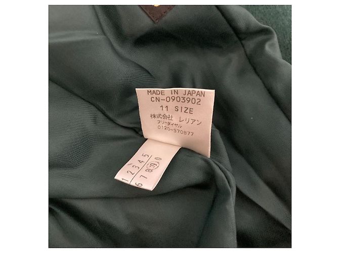 Autre Marque Chaqueta cruzada Leilian 100% Cashmere Verde - vista 5