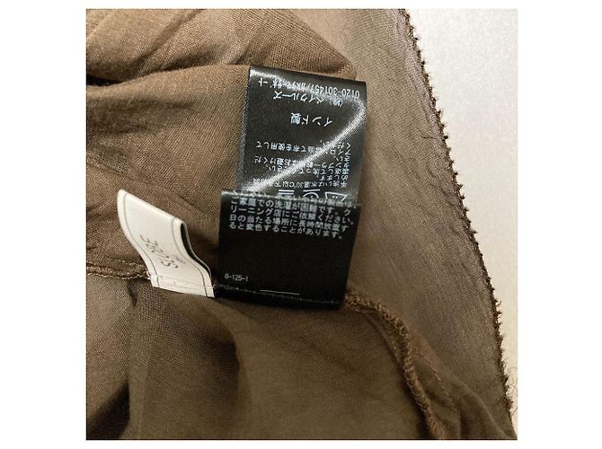 Autre Marque SLOBE IENA Boil Bluse mit gerafften Rüschen Braun - Ansicht 5