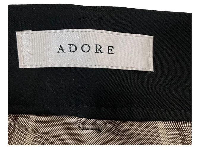 Autre Marque Falda de cuadros en viscosa ADORE Beige - vista 6