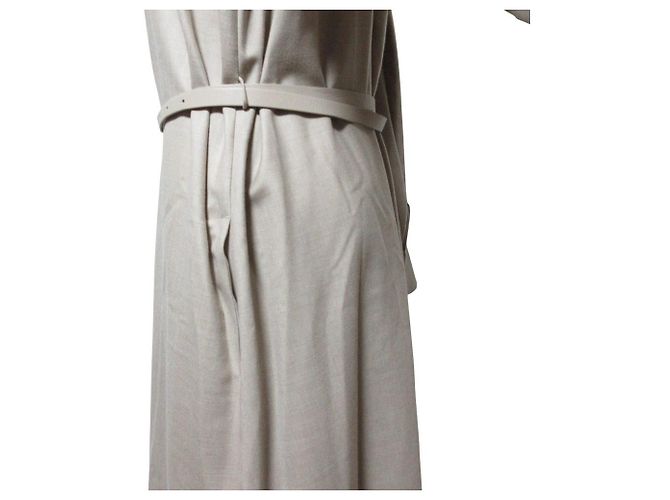 Autre Marque support surface Long Sleeve Shirt Dress Beige - view 5