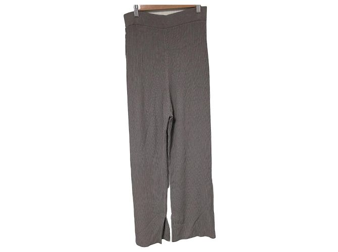 Autre Marque Chaos Seidenstrickhose Braun - Ansicht 2