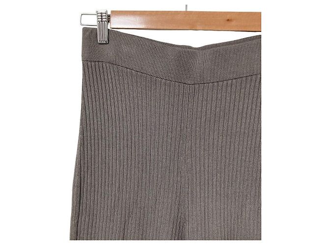 Autre Marque Chaos Seidenstrickhose Braun - Ansicht 3