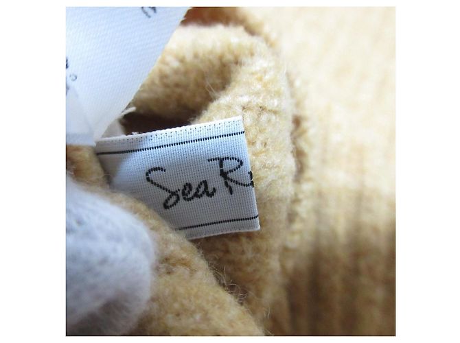Autre Marque Sea Room Lynn Rippstrick-Kleid Braun Kamel - Ansicht 7