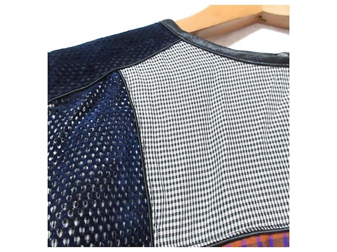 Autre Marque CITY Patchwork-Bluse Braun - Ansicht 3