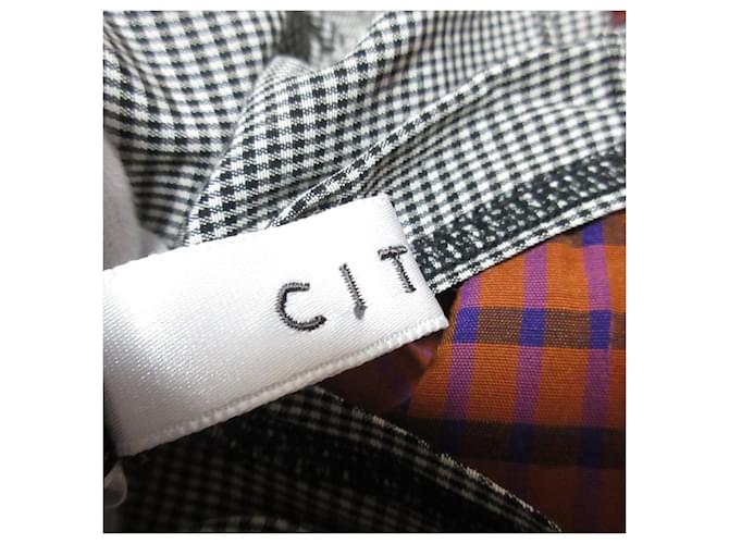 Autre Marque CITY Patchwork-Bluse Braun - Ansicht 7