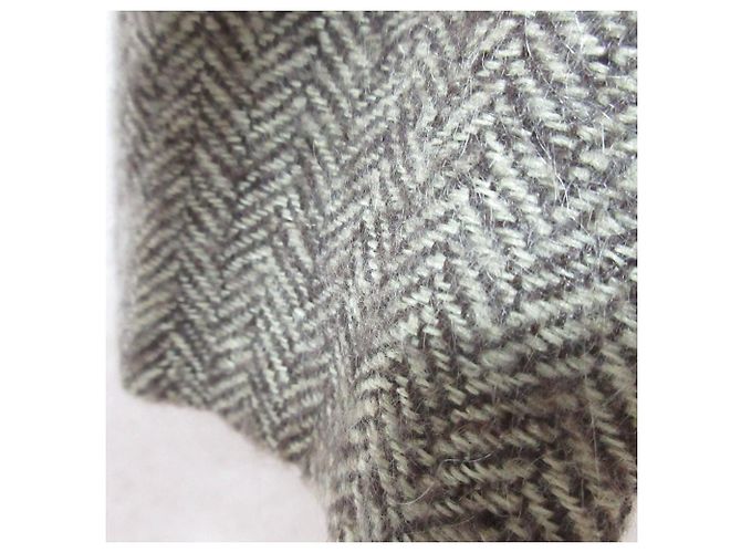 Autre Marque BASILE28 Conjunto 2-en-1 de Tweed con Cuello de Visón Castaño - vista 6