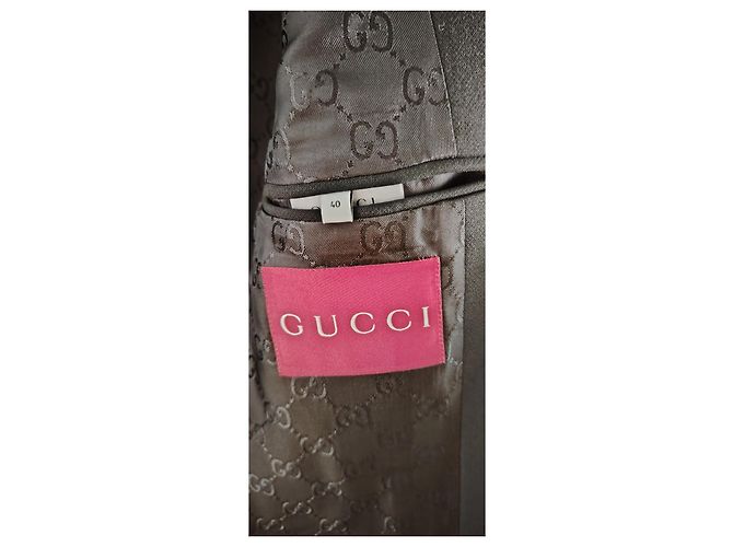 GUCCI WOOL-BLEND JACKET Black - view 2