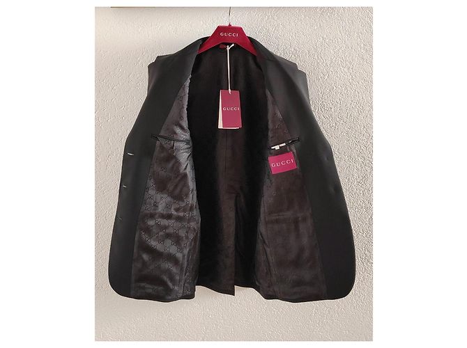GUCCI WOOL-BLEND JACKET Black - view 5