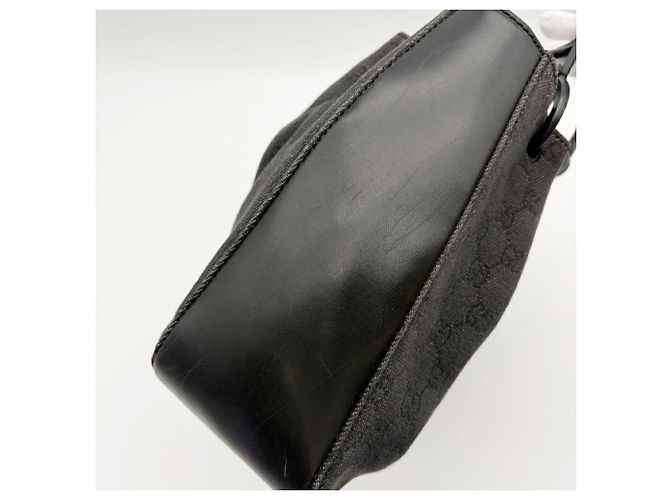 Borsa Tote Gucci GG Canvas Nero - vista 11