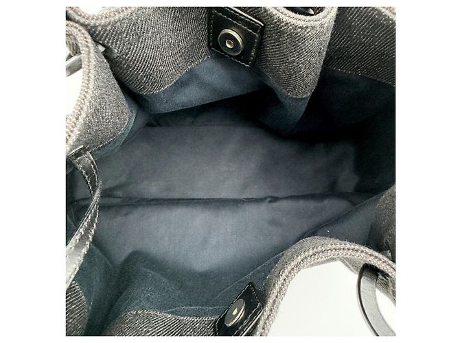 Borsa Tote Gucci GG Canvas Nero - vista 16