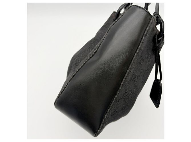 Borsa Tote Gucci GG Canvas Nero - vista 9
