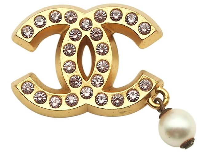 Chanel Coco Mark Brosche Golden Lila - Ansicht 2