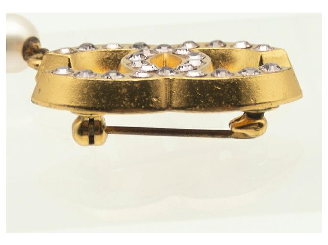 Chanel Coco Mark Brosche Golden Lila - Ansicht 4