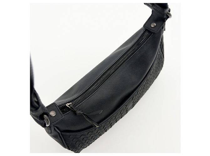Borsa a tracolla Bottega Veneta nera Nero - vista 13