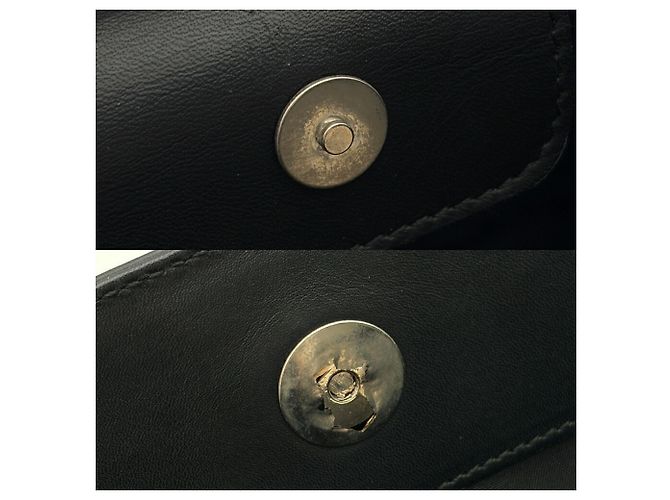 Borsa a tracolla Salvatore Ferragamo Gancini Nero - vista 21