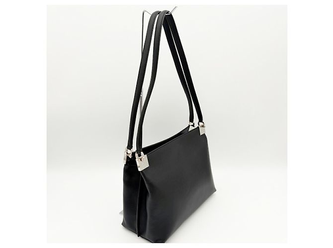 Borsa a tracolla Salvatore Ferragamo Gancini Nero - vista 4