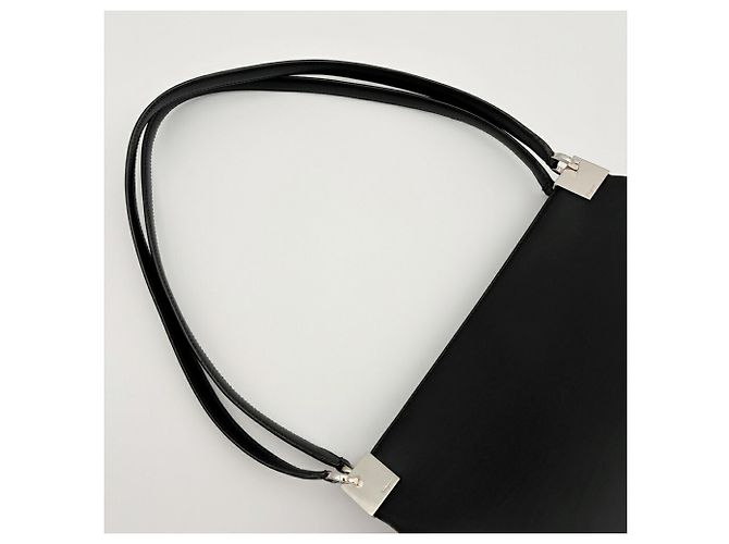 Borsa a tracolla Salvatore Ferragamo Gancini Nero - vista 8