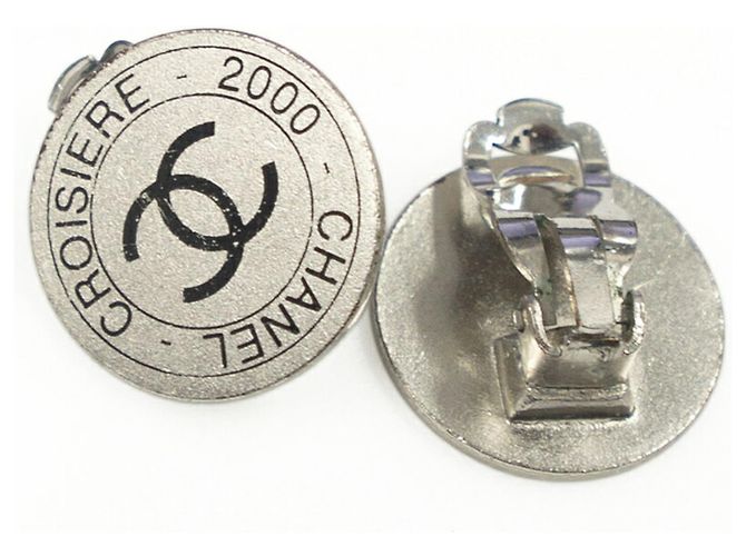 Chanel Coco Mark Ohrringe Silber - Ansicht 2